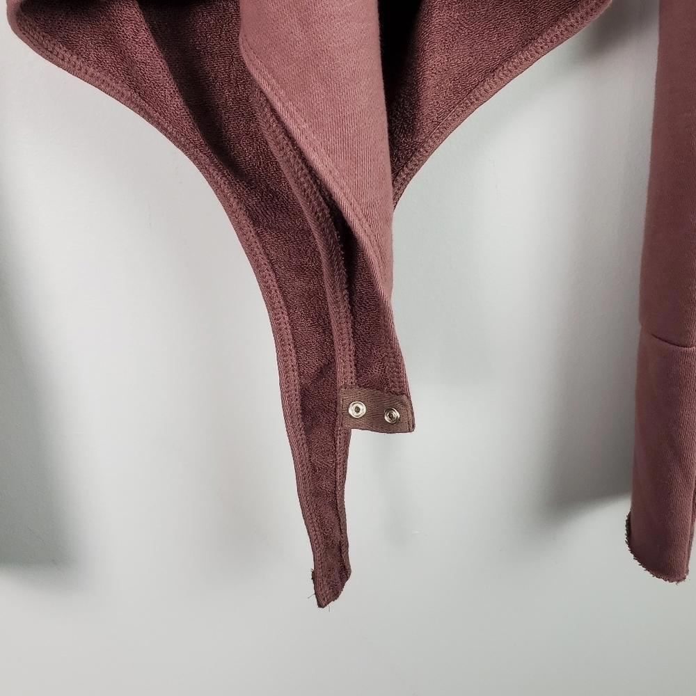 Tobi Marsala Ashlyn Hooded sweatshirt Bodysuit SMALL BNWT - Picture 7 of 10